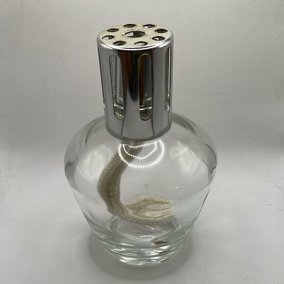 LAMPE BERGER Home Fragrance Catalytic Burner Clear Glass 6” High Approx - Picture 1 of 8